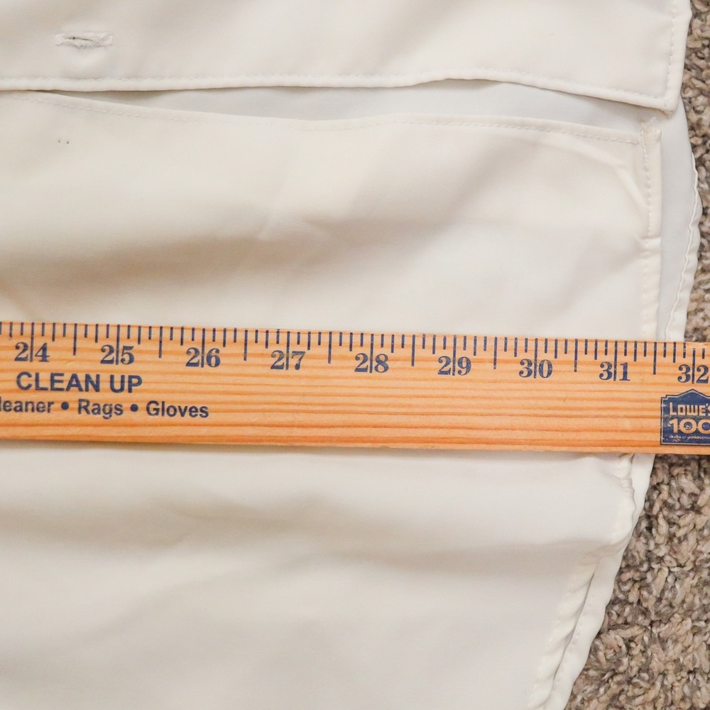 Vintage Versace Jeans Couture‎ Button Up Shirt Mens L Ivory Medusa Short Sleeve - Picture 16 of 16